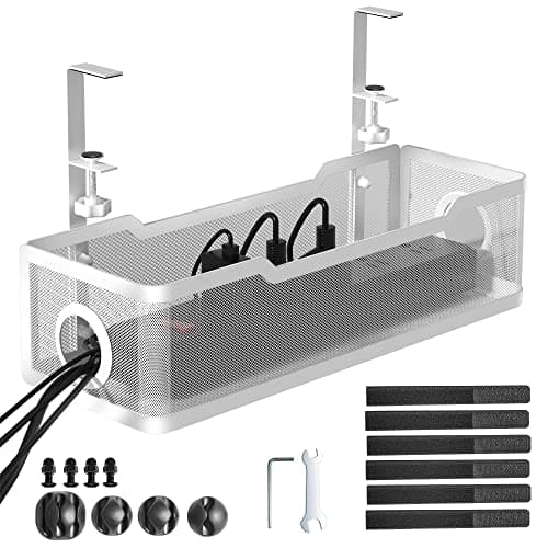 Cinati Cinati Under Desk Cable Management Tray White