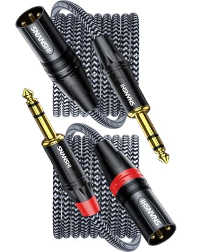 SNANSHI SNANSHI 2-Pack XLR to 1/4 Cable 15ft