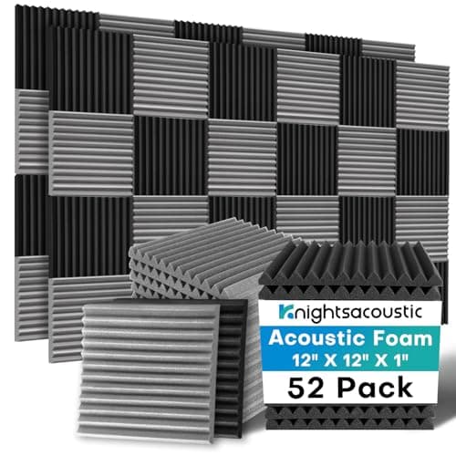 Knightsacoustic Knightsacoustic 52 Pack Acoustic Foam Panels
