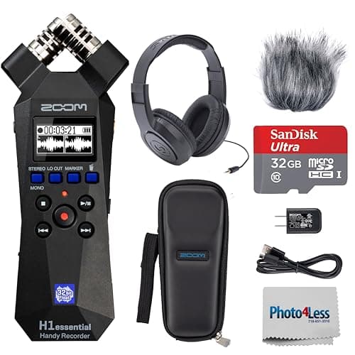 Zoom Zoom H1essential Stereo Recorder with 32-Bit Float
