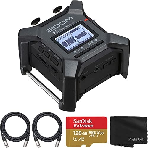 Zoom Zoom F3 2-Input / 2-Track Portable Field Recorder