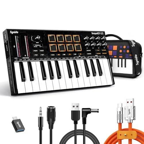 Synido Synido 25 Key USB MIDI Keyboard Controller