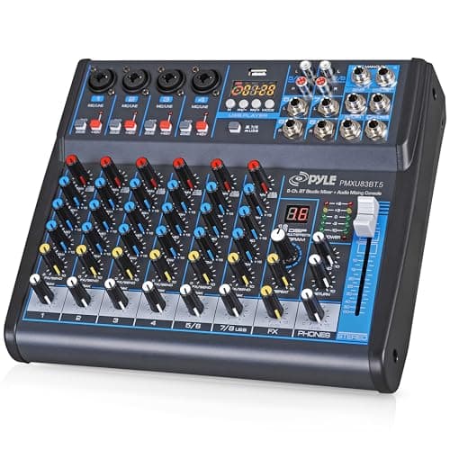 Pyle Pyle 8 Channel Bluetooth Studio Mixer