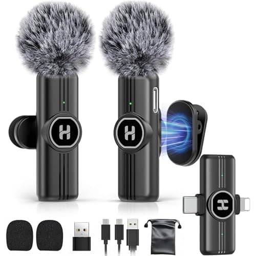 HEHOTTC HEHOTTC Wireless Lavalier Microphone for iPhone